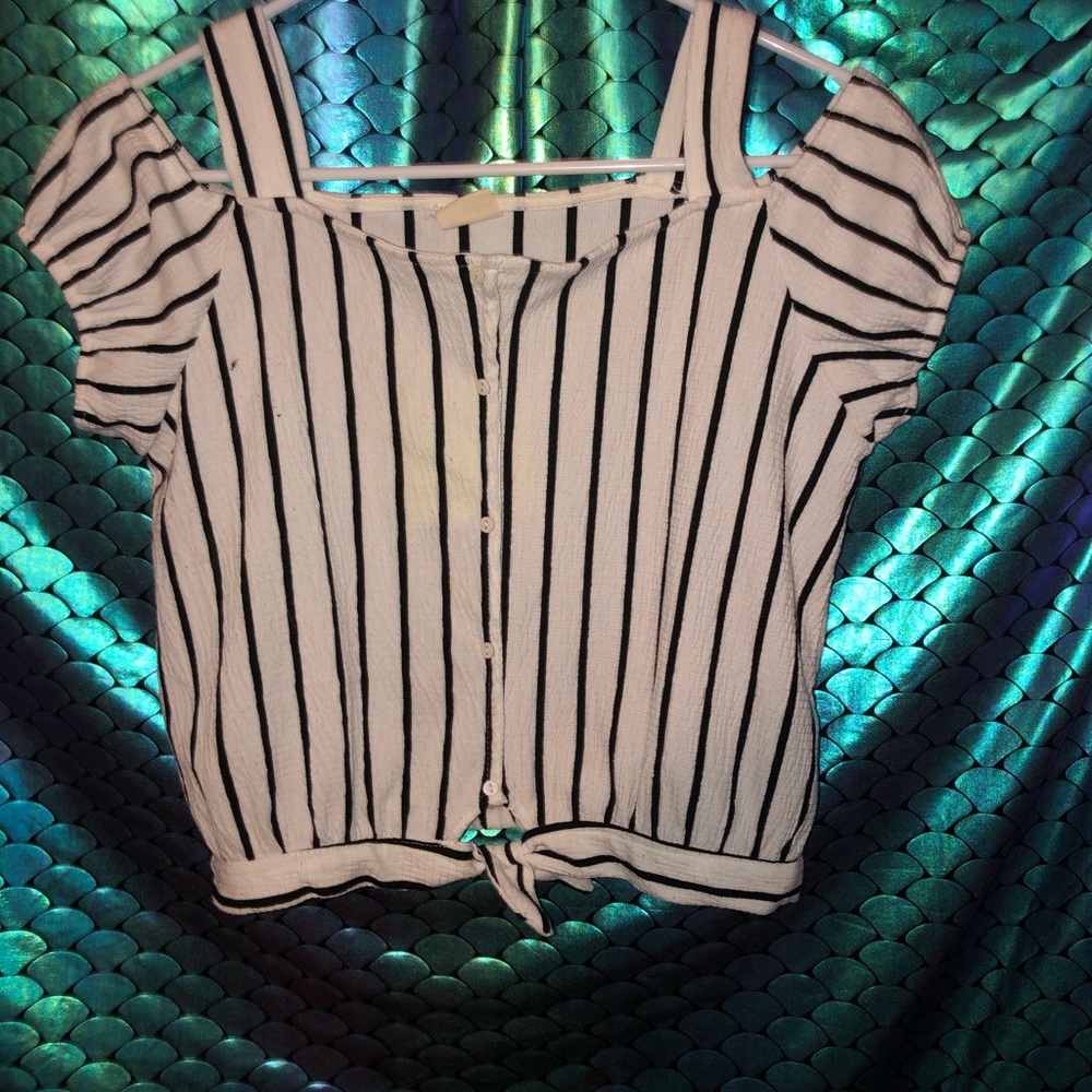 A cut off shirt